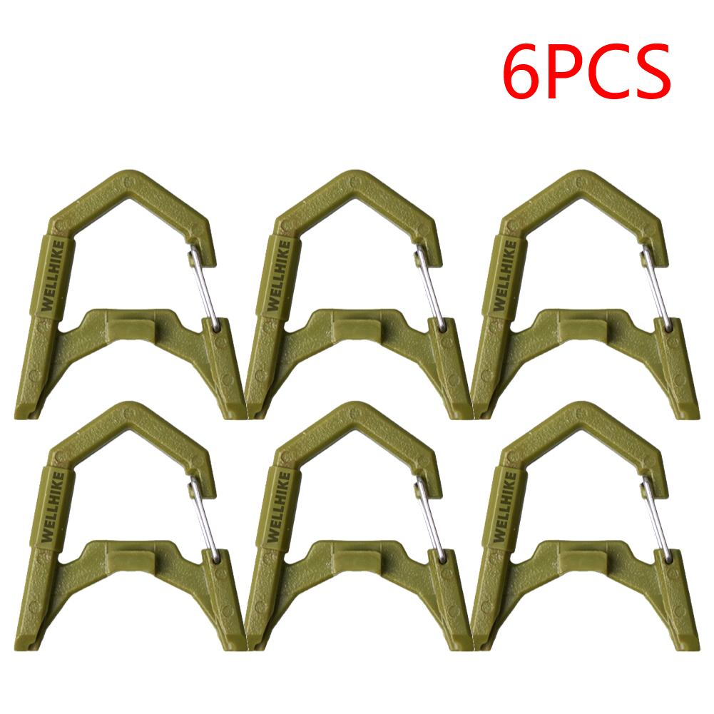 3-10PCS Camping Light Hook Camping Lantern Hanging Buckle GZ Lantern Spring Buckle for Outdoor Camping Fishing