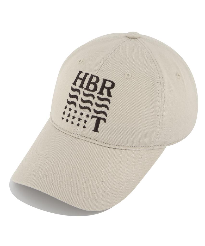 Hebeles Hbr American Flag Washed Ball Cap - Beige
