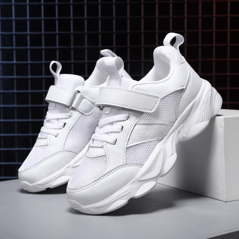 2025 Children Fashion Sports Shoes Breathable Boys Black School Walking Shoes Non Slip Kids Girls Casual Running Sneaker