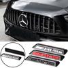 3D AMG Emblem Car Front Grille Badge Decoration ABS Sticker for Mercedes Benz A B R G S Class GLK GLA CLA GLB GLC C200 E200 W204