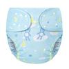LittleForBig Adult Cloth Diaper Cover, Cute Little Dreamer Print, Adjustable Waist and Length, Snap Closure, Leak-Proof, Breathable, Washable, Blue