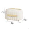 Tissue Box Cover Facial Paper Decorative Napkin Dispenser Container Multifunctional for