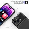 For iPhone 15 Plus Card Slots Wallet Phone Case PU Leather+TPU Anti-fall Cover Support Magnetic Car Mount