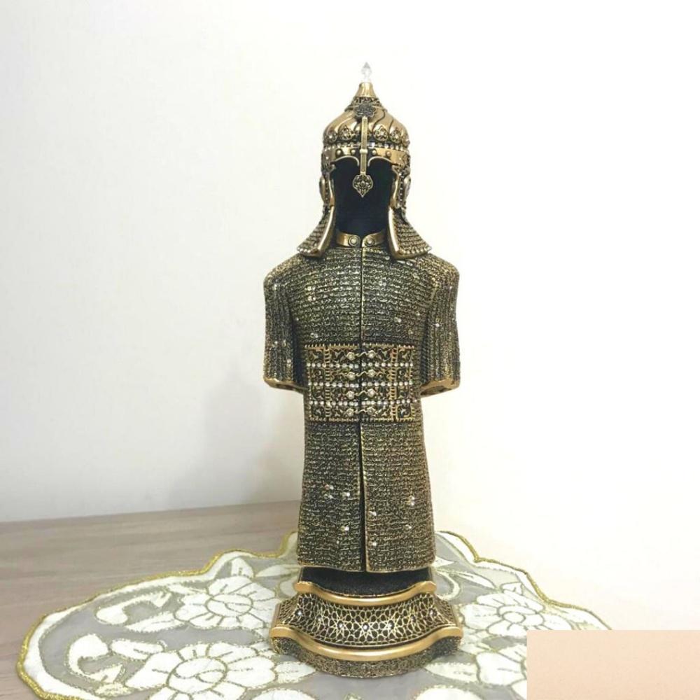 Islamic Accessory For Table Decor | Islamic Figures | Armed Warrior Showpiece Gift | Islamic Desk Decor | Islamic Gift | Islamic Home Decor