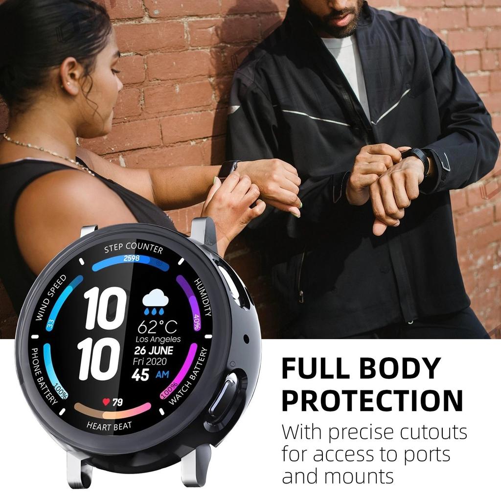 Pouzdro pro Amazfit Active Max s chráničem obrazovky, měkký TPU kryt s ochranou po celém obvodu pro příslušenství Active Max