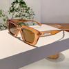 Vintage Square Sunglasses Women  New in Stylish Candy Color Shades Ins Trendy Fashion Brand Korean Style Sun Glasses