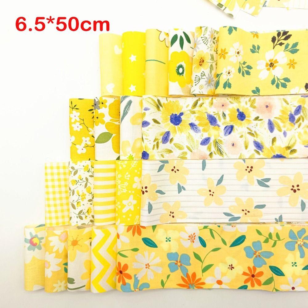 40Pcs 6.5x50CM Precuts Fabric Jelly Rolls Cotton Strip  For DIY Sewing and Handicraft Making
