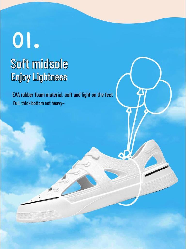 Summer Unisex Wading Beach Shoes – Non-Slip, Soft Sole Sandals for Outdoors