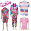 New Cross-border Movie Barbie Cos Costume For Barbie Ken Punk Style Jacket Moisture-wicking Fabric