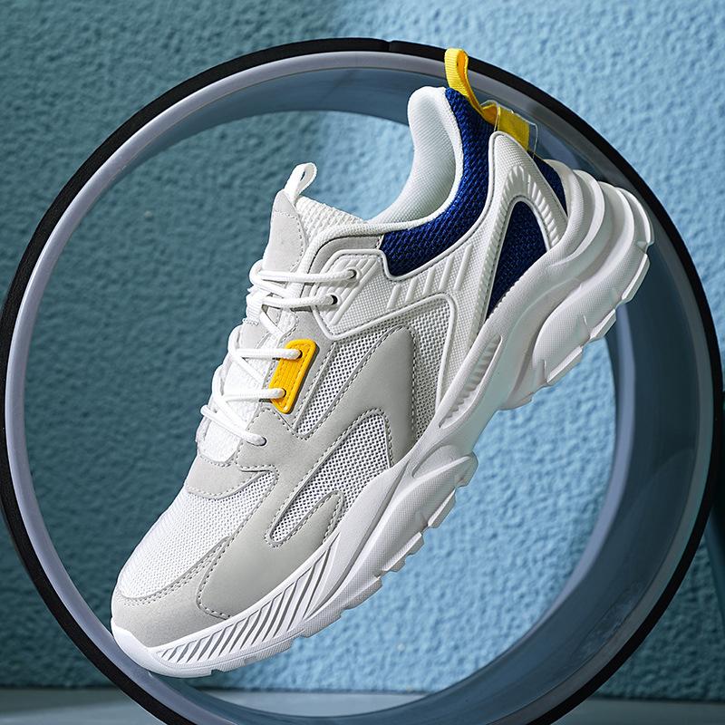 

Large size men s shoes four seasons thick-soled non-slip casual shoes versatile fashion sports mesh dad shoes running shoes 48