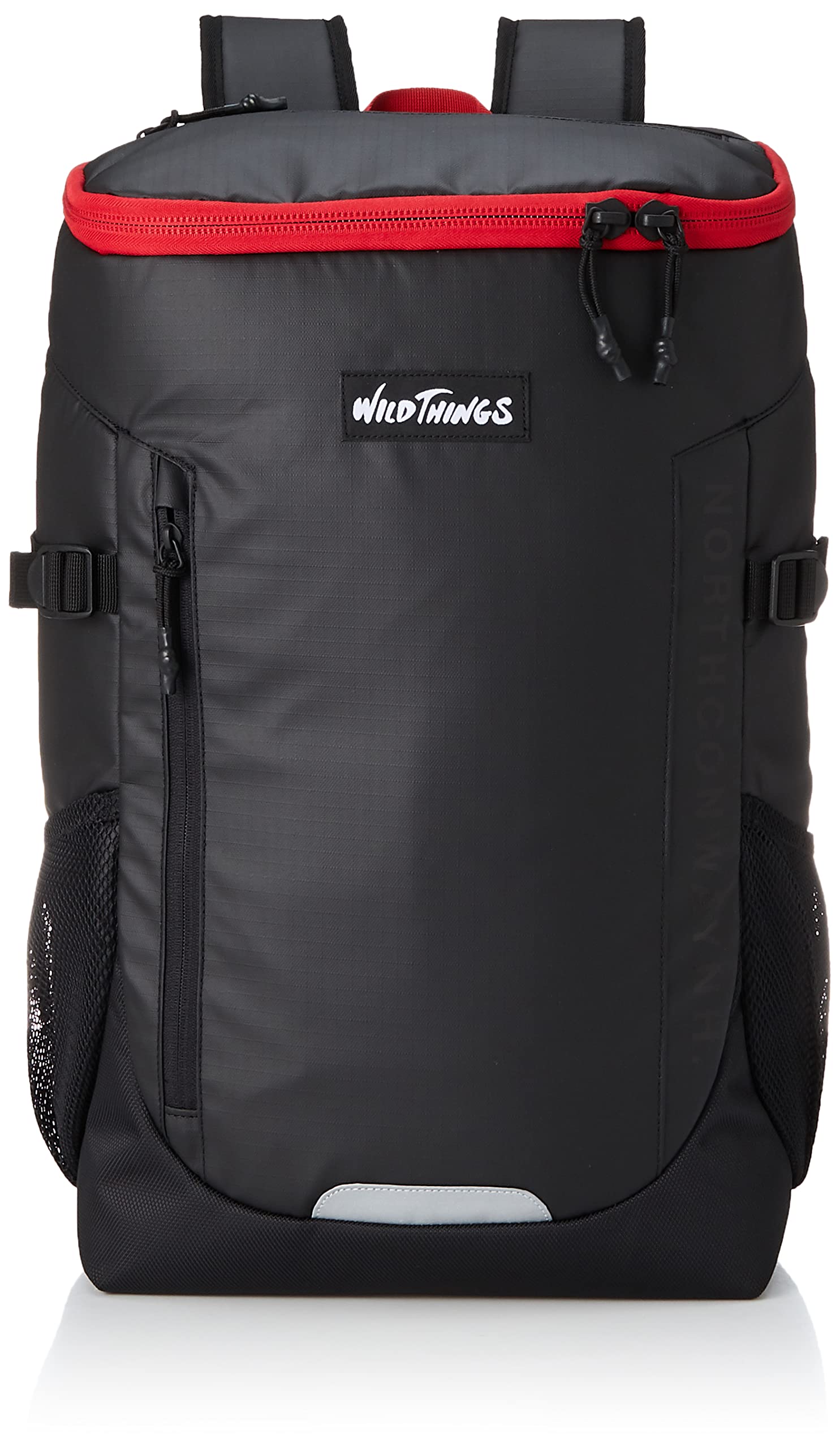 

Backpack Square Antibacterial Deodorant Large Capacity 30L 3M Reflective Material Red F [Wild Things] WT-380-3101