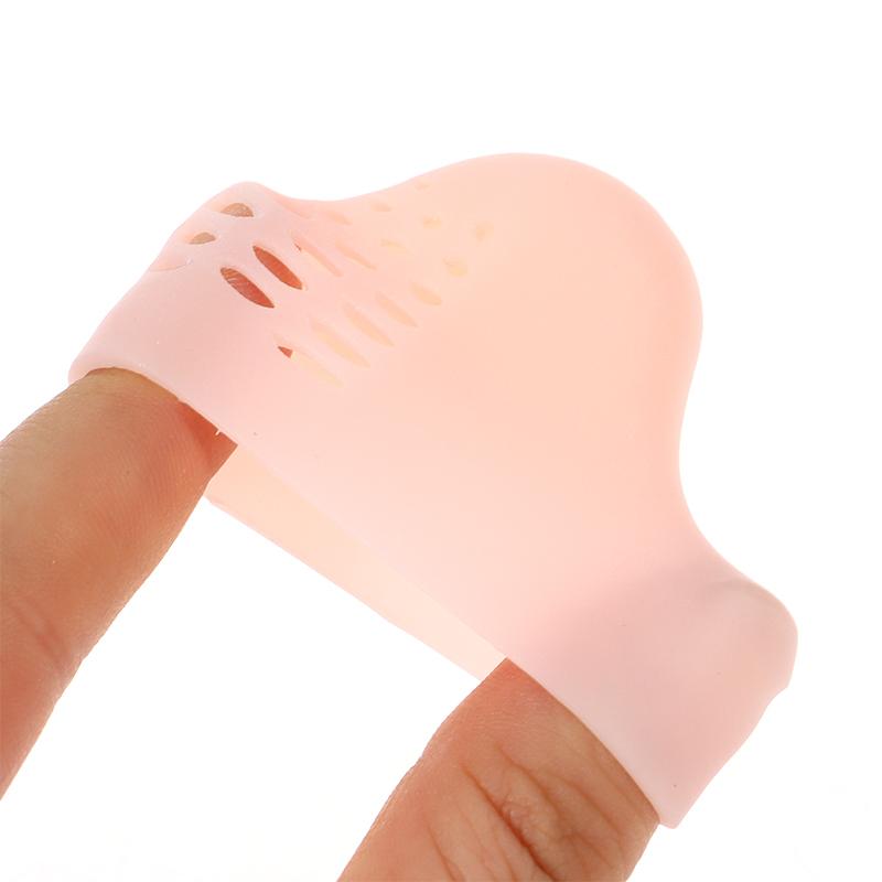 5 Pair Foot Care Silicone Finger Toe Cap Protector Cover Thumb Sleeve Corn Blisters Pain Relief Toe Tube Bunion Correction