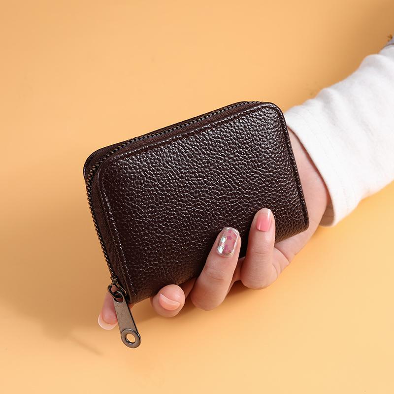 Card Package Male Anti-theft Brush High-end Card Package Large-capacity Degaussing Certificate Card Holder Ultra-thin Card Holde