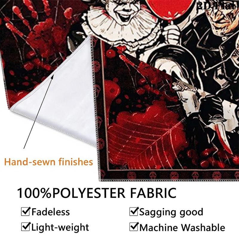 Horrorfilm Serie Wandkleed Esthetisch Wandkleed Bedrukt Stof Deken Decoratieve Wandkleden voor Slaapkamer Woonkamer Huisdecoratie