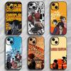 Stylish Edo Anime S-Samurai Champloo Phone Case Black Matte Thin Phone Case For iPhone17 16 15 14 13 ProMax