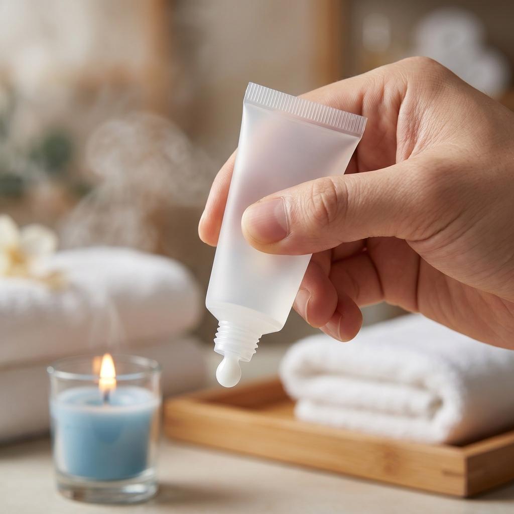 Refillable Travel Lotion Squeeze Bottle Soft Empty Toothpaste Tubes Compact Light Squeeze Tube and Clean Refillable