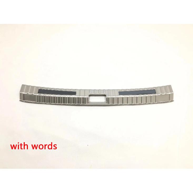 Stainless Steel Trunk Inner Guard For Volkswagen VW Passat 2019 2020 2021 2022 2023 Rear Bumper Trim Car Accessories Stick Cover серебряный