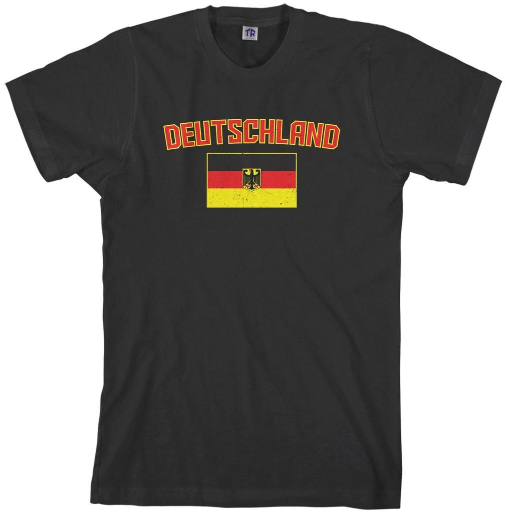 Threadrock Men s Deutschland Flag T shirt Germany Team 3XL