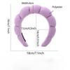 Fashion Microfiber Washing Wristbands Puffy Headband Spa Bubble Headband Washing Face Makeup Shower Skincare Accessories