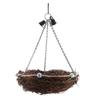 2 Sizes Rattan Birds Parrot Straw Nest Swing Hanging Toy with Bells Toys