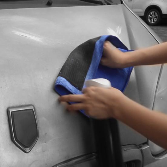 Lerkduk Bilvård Slitstark Återanvändbar Högabsorberande Repfri Bilvård Rengöringsduk