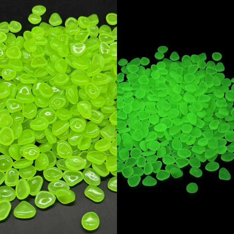 Medelstora Konstgjorda Lyser i Mörkret Stenar för Vas, Krukväxter och Akvarielandskap (1-1,5 cm)