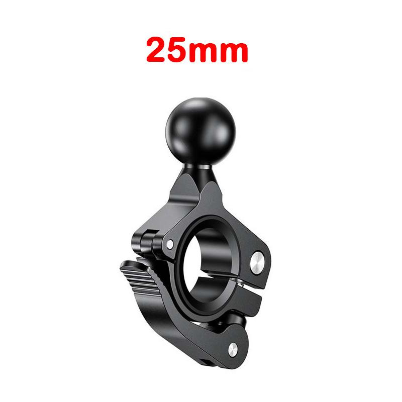 

17MM 25MM Алюминиевый Адаптер Шаровая Голова Руль Мотоцикла 1 Дюйм Базовое Крепление Держатель Велосипед Велосипед Езда Клипса Крепление для GPS White