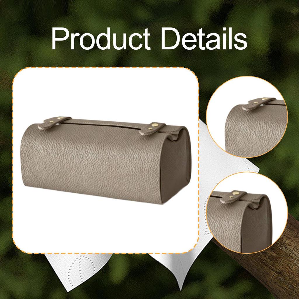 Taschentuchboxabdeckung Gesichtspapierhalter Dekorativ Modern Servietten Spender PU Leder