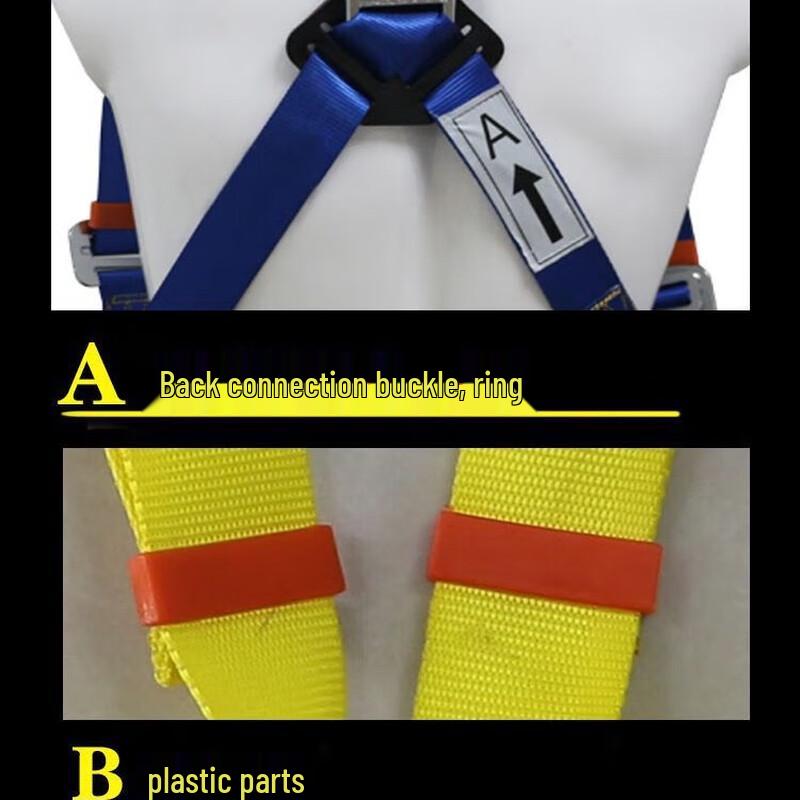Five-Point Construction Safety Harness