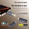 Travel-Friendly Windproof USB Lighter and Type-C Car Adapter