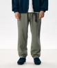Geulamichi Loose Tapered Ridge Pants Khaki Grey