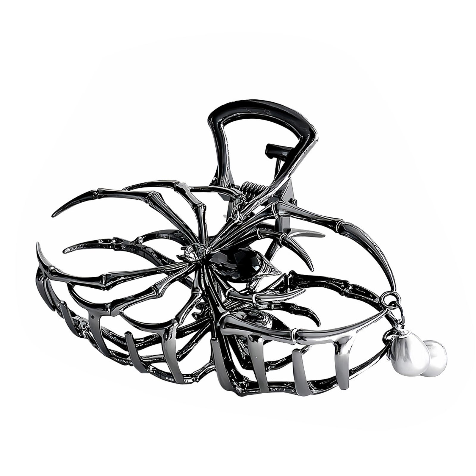 

Зажим-краб для волос, тема принцессы, зажимы-крабы для волос, крутой зажим-паук для волос, заколки для волос, сильная фиксация, шпилька для девочек чёрный