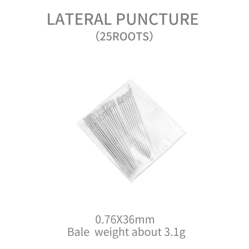 25Pcs Multi-Size Big Eye Hand Sewing Needle Home Sewing Steel Needle Cross-Stitchs Hand Embroidery Clothes Needles