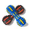 AUSCAT Dog Teeth Dental for Large and Medium Dumbbell Set of 2 Toy, Chew, Brush, Toy, Durable, Sound-Proof, Dogs,