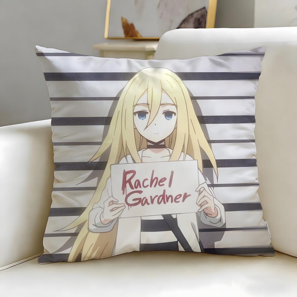 Beliebte Anime Angels Of Death Kissenbezug Weich & Leicht zu Waschen – Vielseitig für Sofa, Bett, Reisen und Büro
