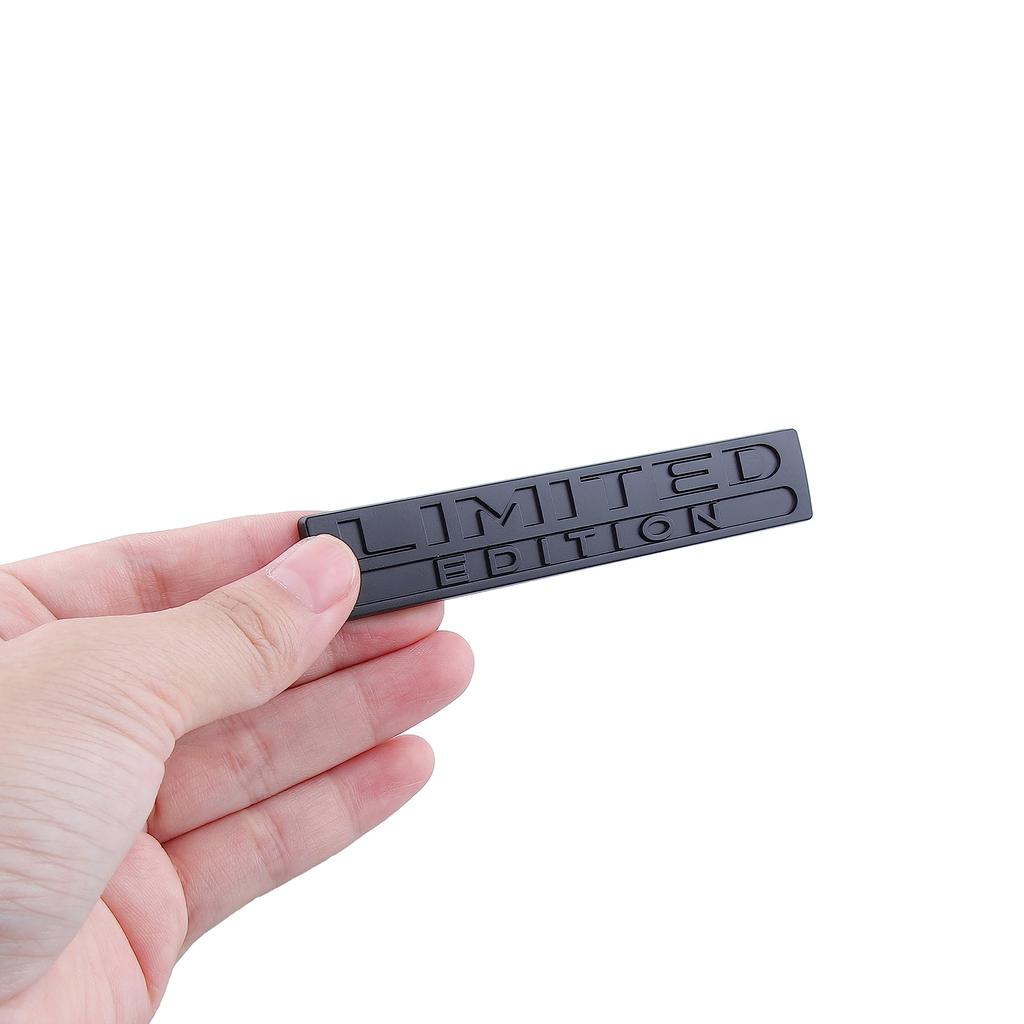 2 Pieces Limited Edition Emblem 3D Metal Car Sticker Emblem