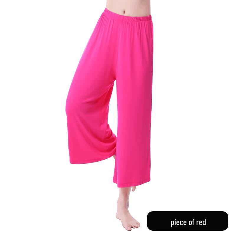 Zuoduofei Loose Modal Yoga Dance Wide-Leg Pants S-XL
