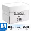 Deli A4 70g Printing Paper, 500 Sheets, Double-Sided Office Draft Paper.