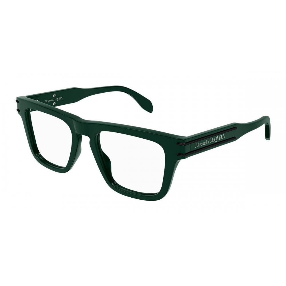 

Alexander Mcqueen Am0400o 004 Men Eyeglasses Green/52