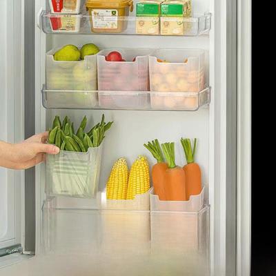 Food Storage Box for Refrigerator - Organize Fruits, Vegetables, Ginger, and Garlic with Heightened Classification Box