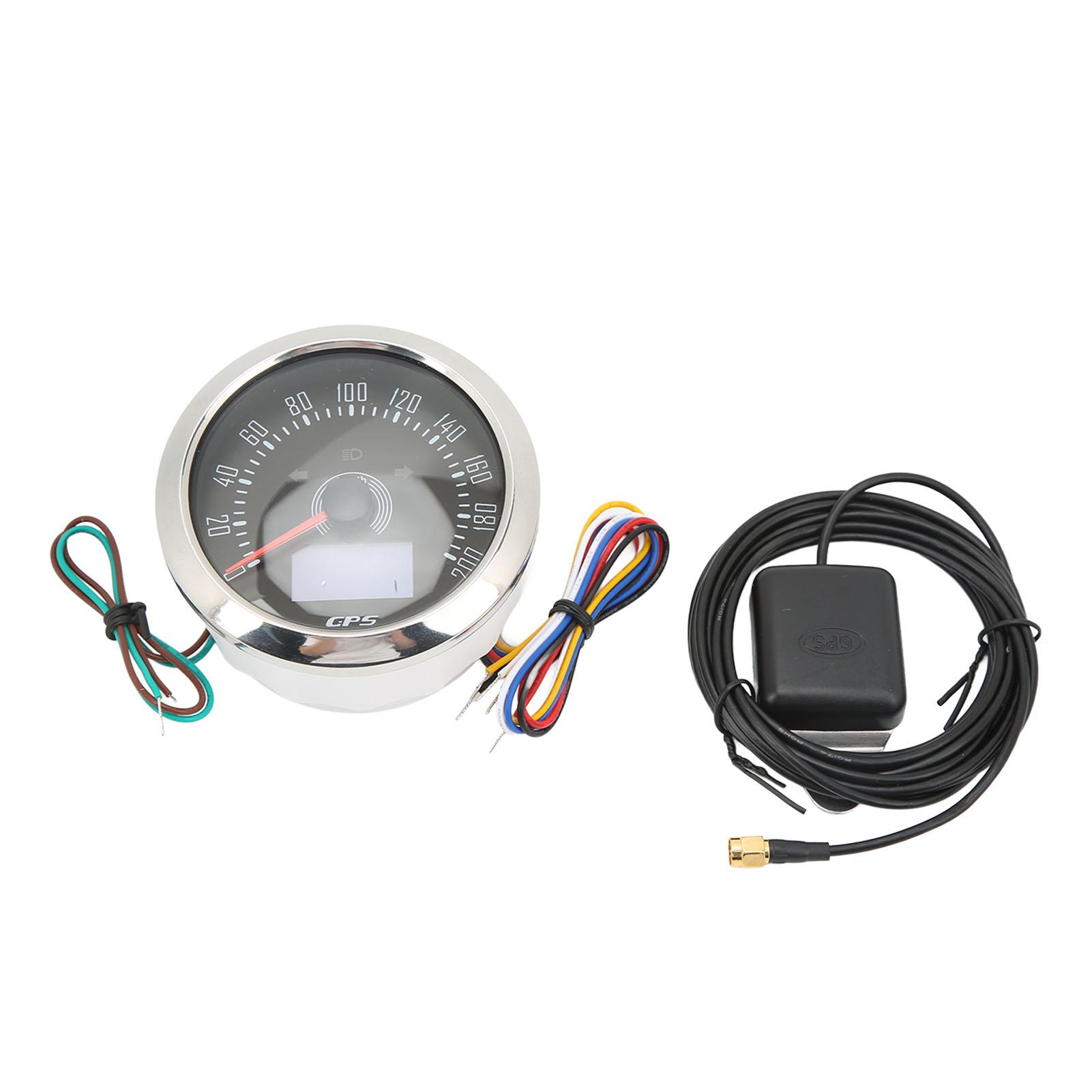 

3 в 1 GPS-тахометр 200 км/ч 85 мм 932 В 7 цветов с подсветкой, противотуманное стекло, универсальное для лодок, автомобилей, автофургонов