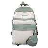 Schoolbag Backpack Men's and Women's Large Capacity Simple Student School Bag Lightweight Travel Bag Commuter Computer Backpack School Bag