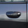 Door Handle Shell Decor Trim Cover Bezel Decal Black For Dodge Challenger 2012+