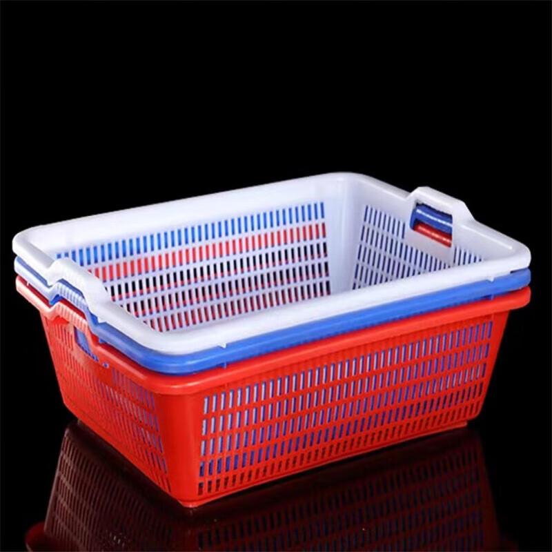 Rechteckiger Kunststoff-Küchenaufbewahrungs- und Abtropfkorb