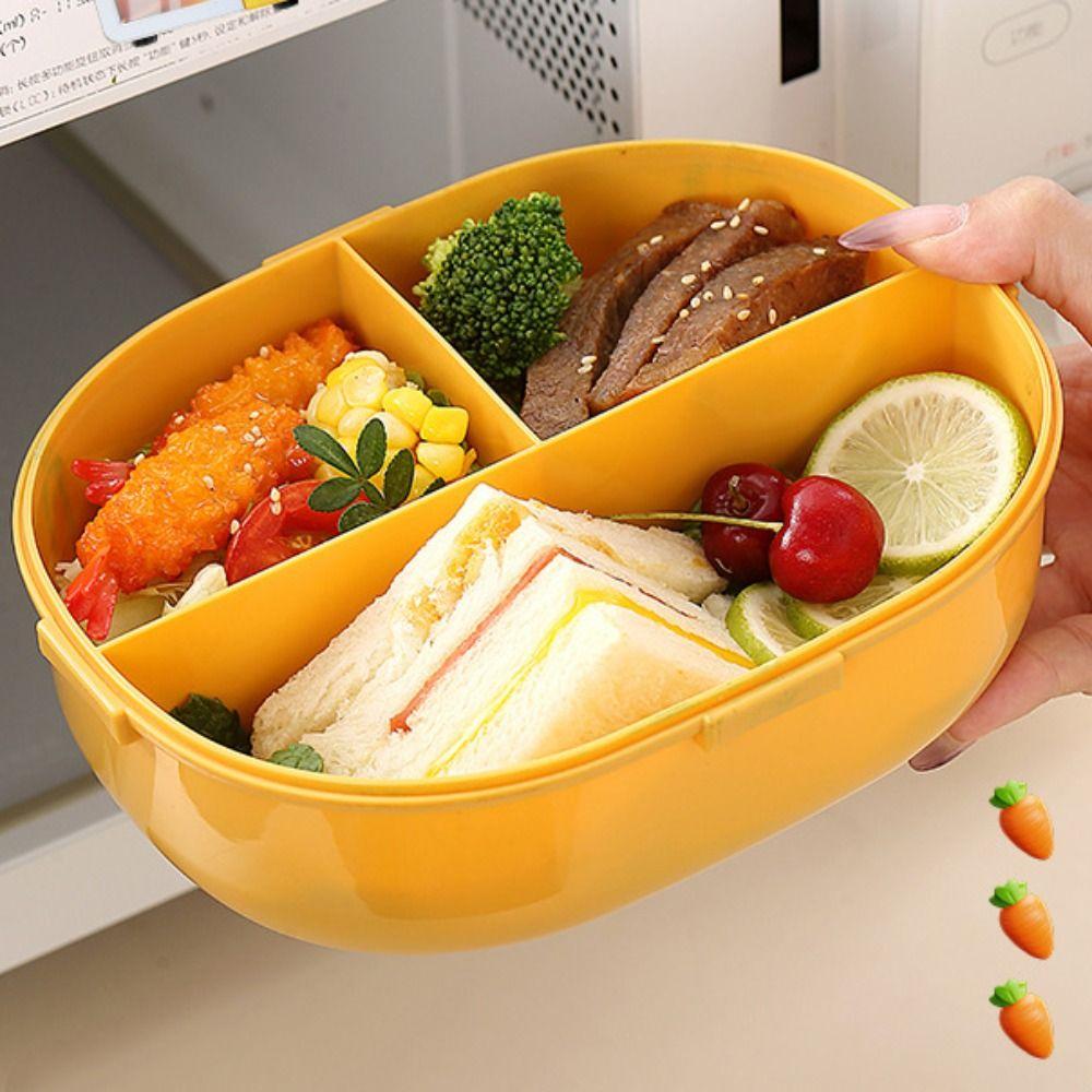 Sealed Food Container Portable Thermos Bowl Cartoon Lunch Box  Picnic