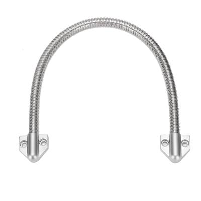 Manicotto di Protezione con Passante per Porta in Acciaio Inossidabile per Cavo di Controllo Accessi - Tubo Metallico a Montaggio Esterno