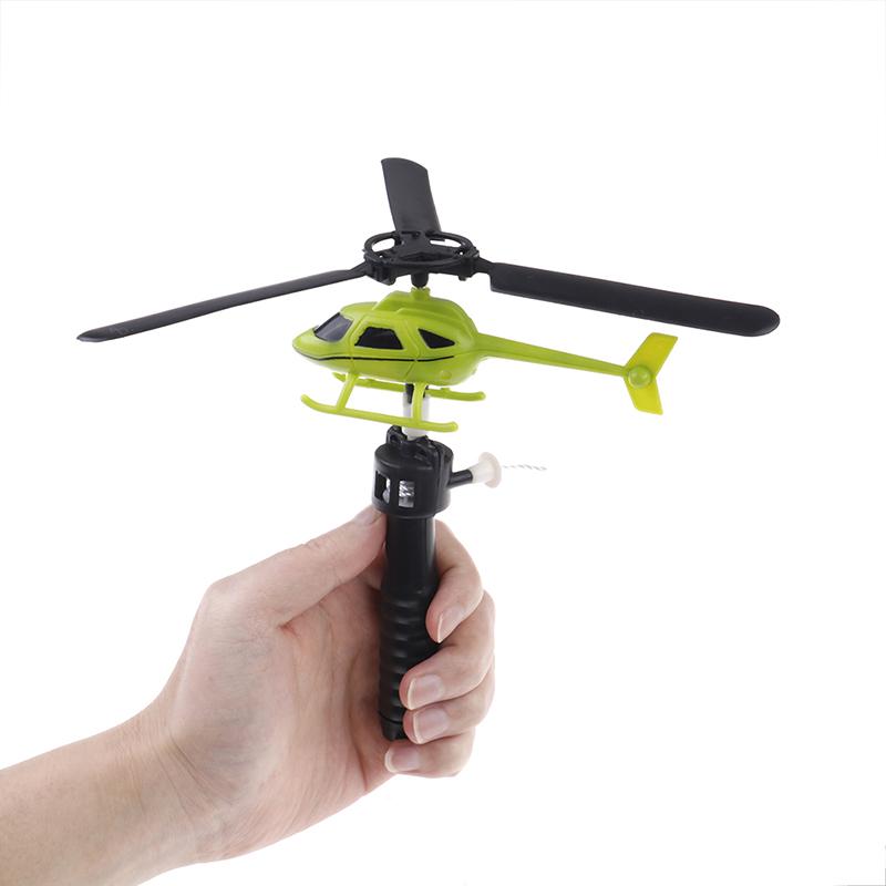 Children Aviation Model Handle Pull Plane Outdoor Toys For Baby Helicopter Toy