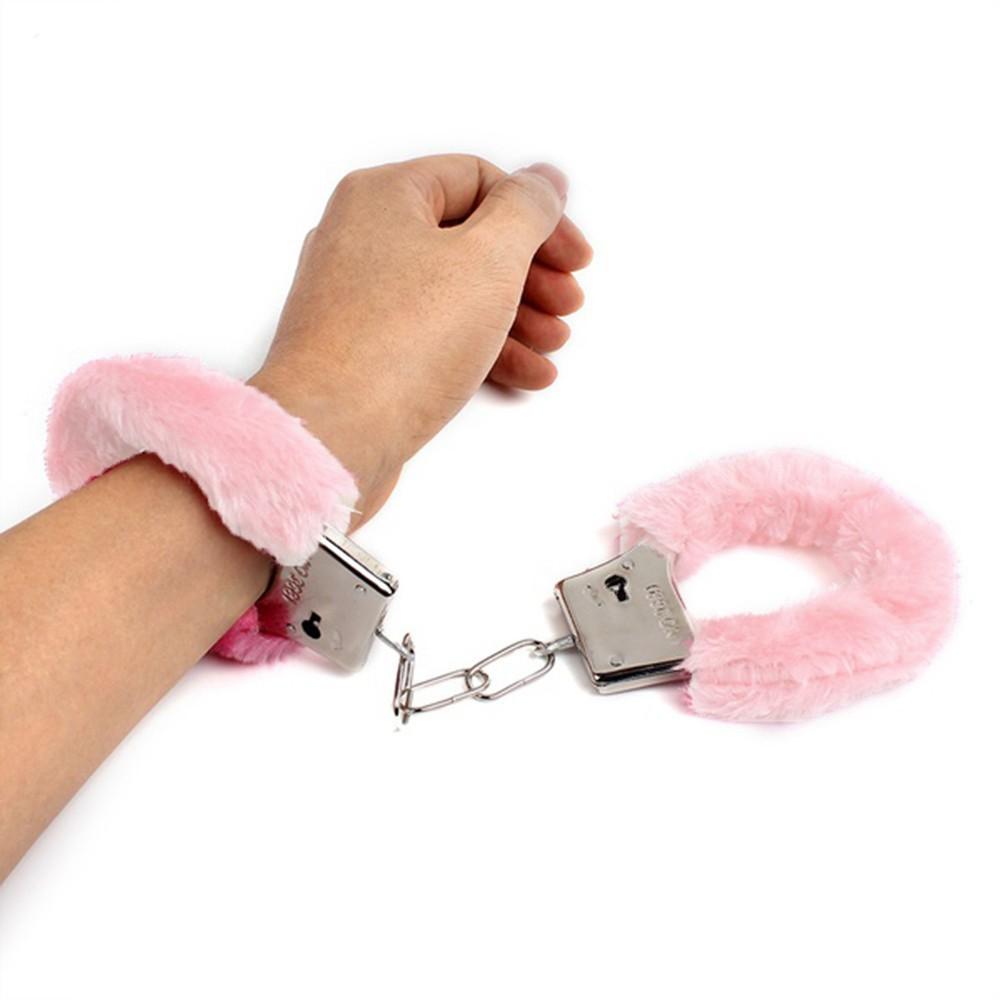 Hry pro dospělé SM Furry Soft Metal Pouta Cudnost Hračky pro pár 