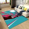 3D Racing Sports Car Soft Area Rug Large,Carpet Rug for Home Living Room Bedroom Sofa Doormat Decor,Kid Play Non-slip Floor Mat