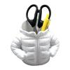 For Home Office School Down Jacket Design 3D Printed Plastic Pen Holder Storage Decoration Organizers for Students